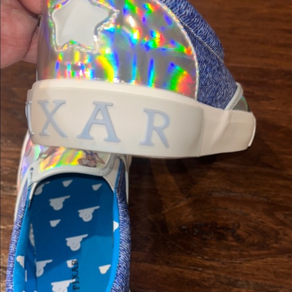 Holographic Disney Slip-On Shoes Like New Without Box - Picture 9 of 11